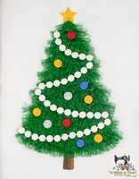 Fringe Christmas Tree with Bonus FSL Ornaments & Garland