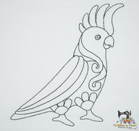 Redwork Parrots