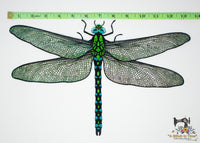 FSL & Mylar Giant Dragonfly - 5x7 hoop