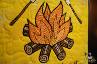 ITH Campfire Mylar Mini Quilt