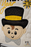 ITH Happy New Year Micro Quilt