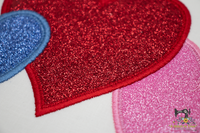 Triple Hearts Applique