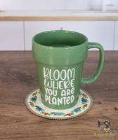 ITH Flower Wreath Coaster