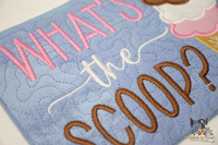 ITH Ice Cream Mug Rug Set