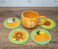 ITH Thanksgiving Coaster Set