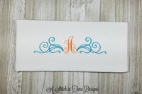 Scroll Monogram Set - fits 6x10 hoops