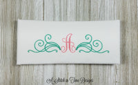 Scroll Monogram Set - Fits 5x7 Hoops