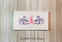 Scroll Monogram Set - Fits 4x4 Hoops
