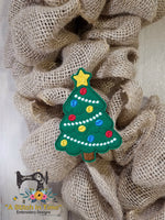 ITH Wreath Decor Christmas Tree (4x4 hoops)
