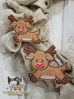 ITH Wreath Decor Reindeer 4x4