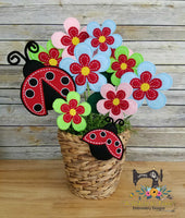 ITH Ladybug 5x7 hoops