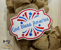 ITH God Bless America 5x7