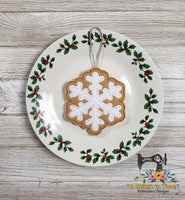 ITH Iced Snowflake Cookie Ornament