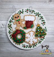 ITH Iced Christmas Wreath Cookie Ornament