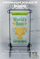 Custom Name for the ITH Best Grandpa Mini Quilt - PLEASE READ before purchasing