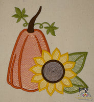 Mylar Pumpkin-Sunflower