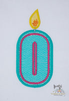 Mylar Number Candle Set - Small