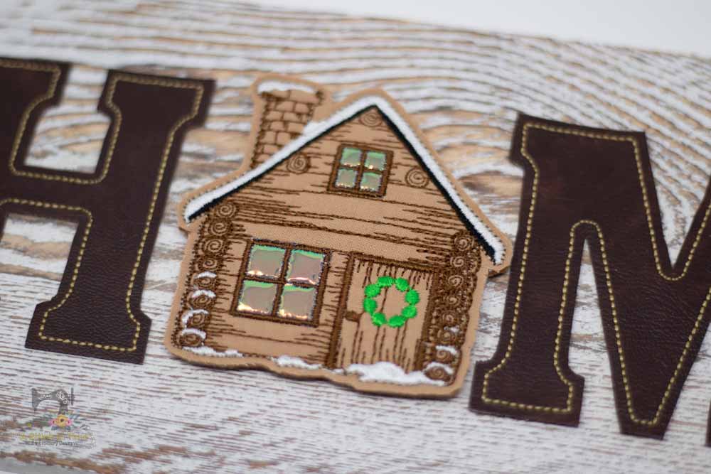 Log Cabin Mini Embroidery Kit