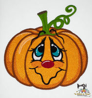 Cute Face Pumpkin - Mylar Design