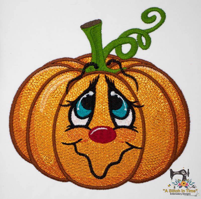 Stitch an Adorable Pumpkin Pincushion