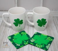 ITH Clover Coasters Set of 2