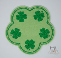 ITH Shamrock Mug Rug