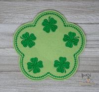 ITH Shamrock Mug Rug