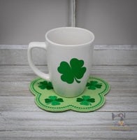 ITH Shamrock Mug Rug
