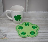 ITH Shamrock Mug Rug