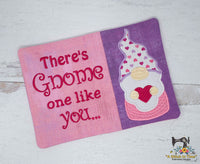 ITH Valentine Gnome Mug Rug