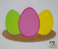 Applique Eggs Set