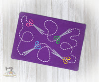 ITH Scissors Mug Rug 2