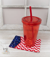 ITH Fabric Mug Rug Set of 3 Designs