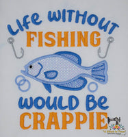 Life without Fishing (mylar fish)