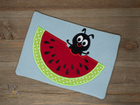 Ant Bites Mug Rug 6.00 x 8.40