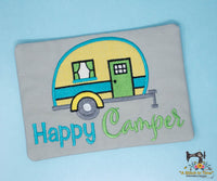 ITH Happy Camper Mug Rug