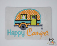 ITH Happy Camper Mug Rug