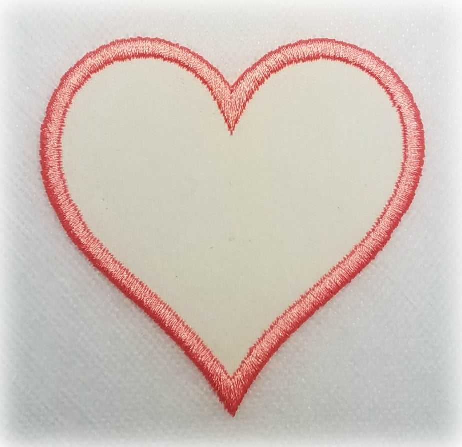 Patch 3 inch Heart - Blank