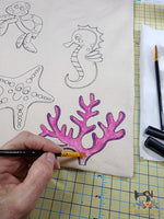 Under the Sea Coloring Design Set
