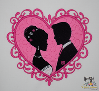 Wedding Heart Applique