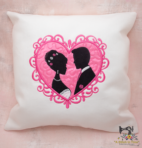 Wedding Heart Applique