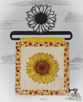 ITH Mylar Sunflower Mini Quilt 8x8