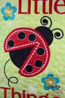 ITH Ladybug Mini Quilt