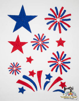 Patriotic Accent Pack - Stars & Sparks
