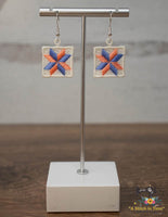 FSL Quilt Block Earrings