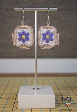 FSL Embroidery Hoop Earrings