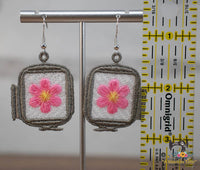FSL Embroidery Hoop Earrings