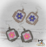FSL Embroidery Hoop Earrings