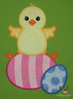 Mylar Chick with Eggs