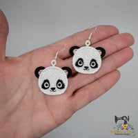 FSL Panda Bear Earrings